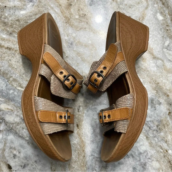 Dansko Women’s Jessie Sand Lizard Sandal Comfort Leather - Picture 12 of 12